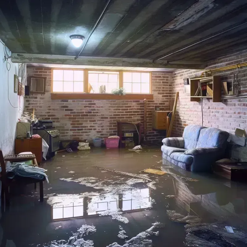 Flooded Basement Cleanup in Whitehall, MI